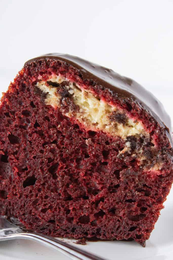 Black Bottom Red Velvet Bundt Cake Recipe Practically Homemade