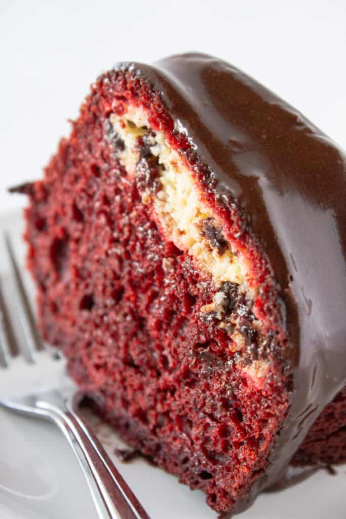 Black Bottom Red Velvet Bundt Cake Recipe Practically Homemade