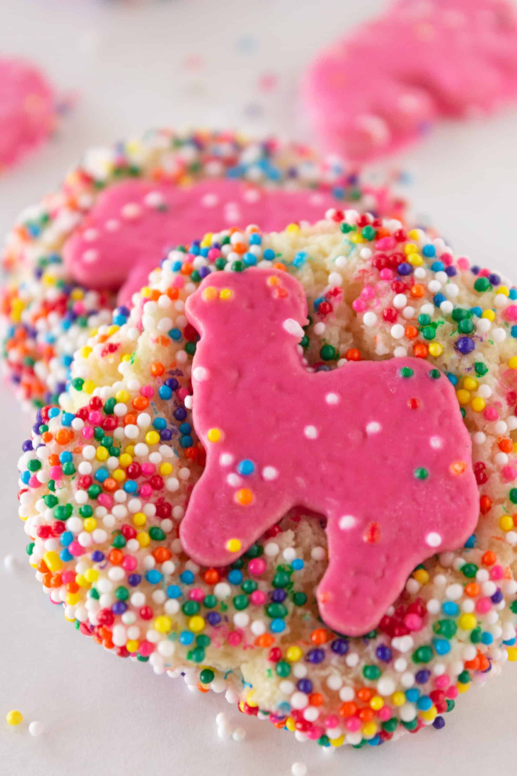 Frosted Animal Cookies Recipe with a Cake Mix Practically Homemade