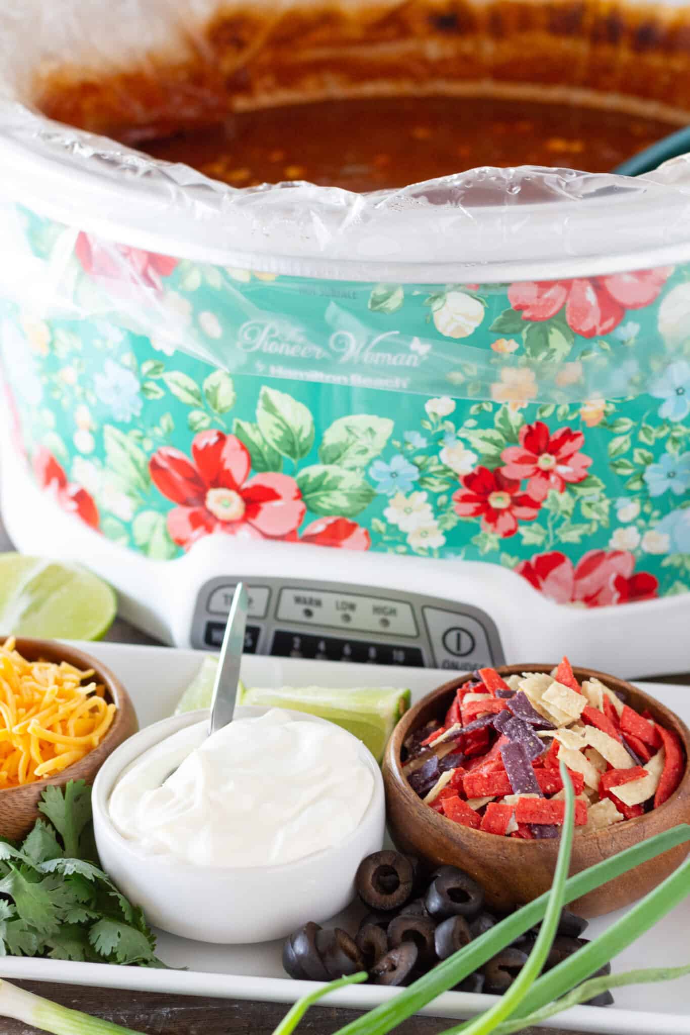 Easy Crock Pot Taco Soup with Ground Beef Practically Homemade