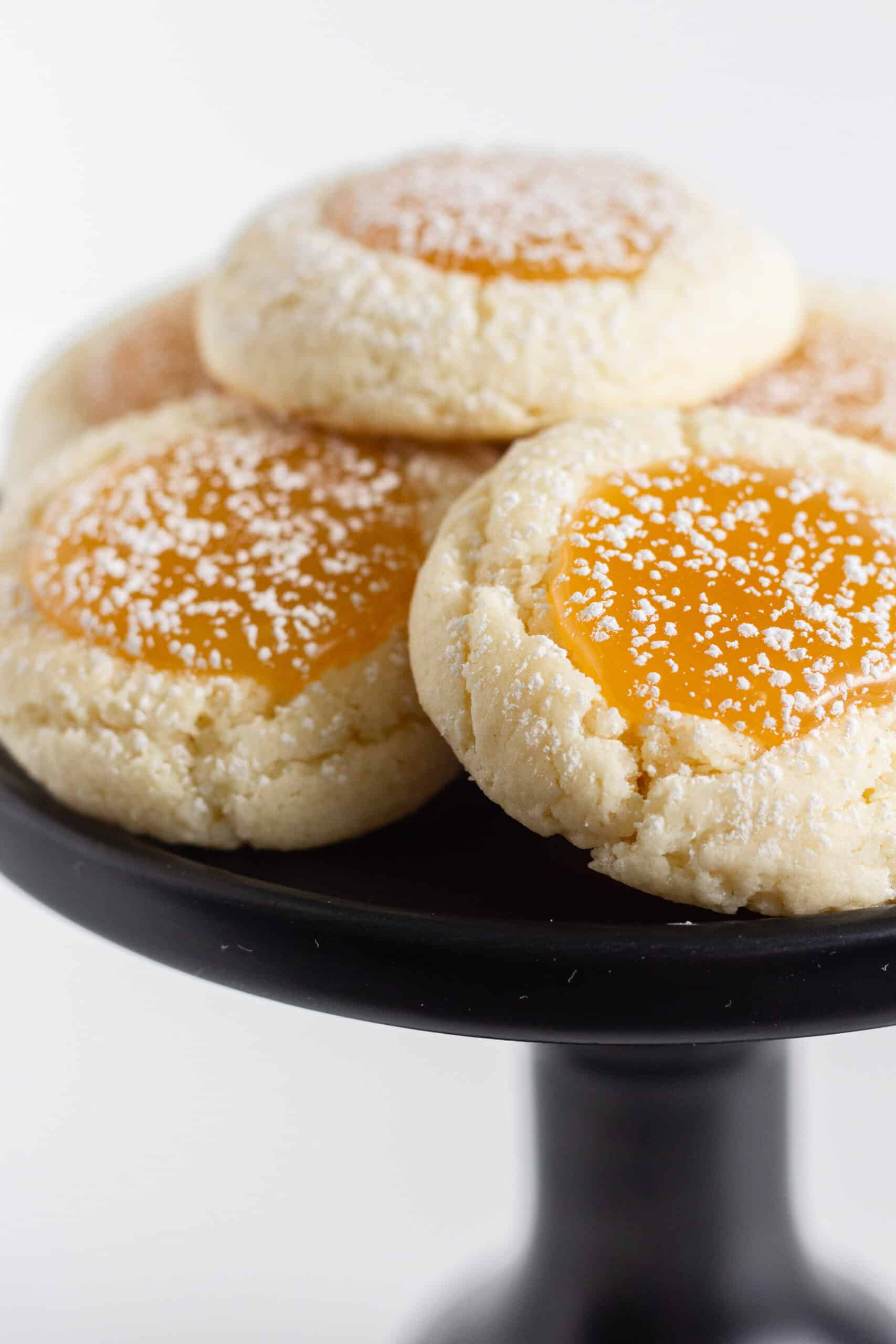 Easy Lemon Curd Thumbprint Cookies Recipe with a Cake Mix Practically