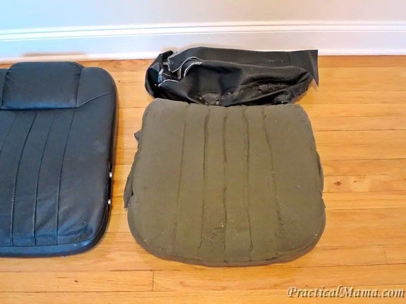 DIY Reupholstering old office chair