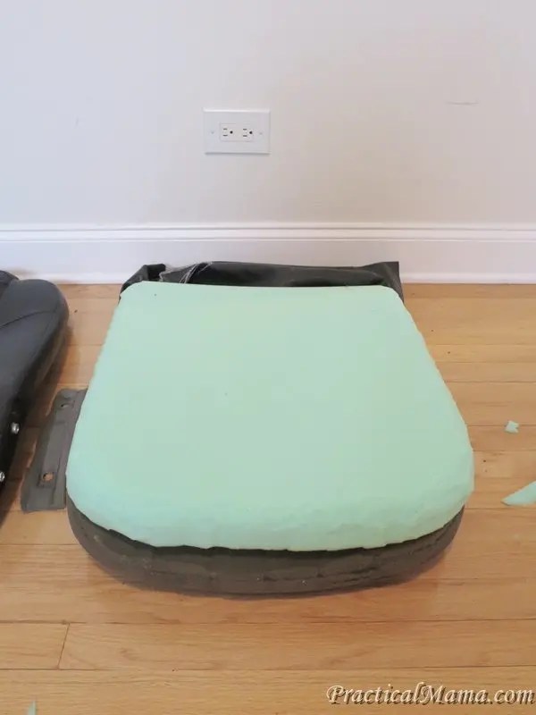 DIY Reupholstering old office chair