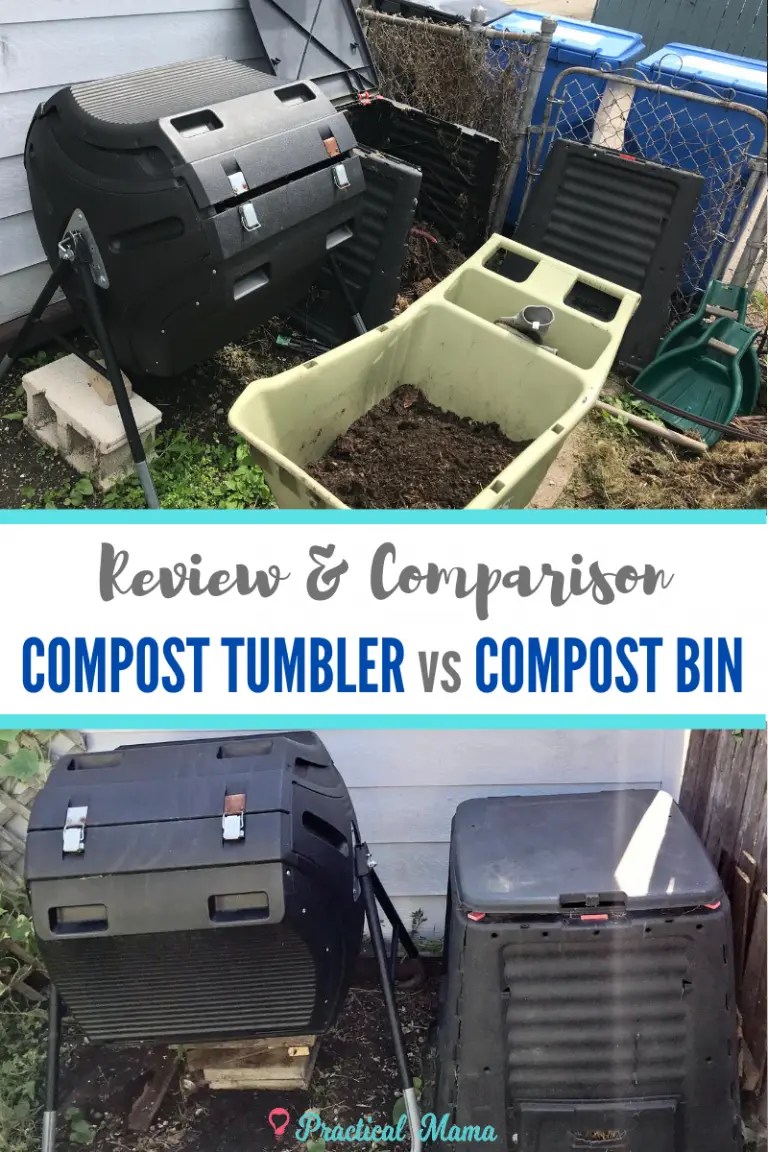 Compost tumbler vs. compost bin comparison
