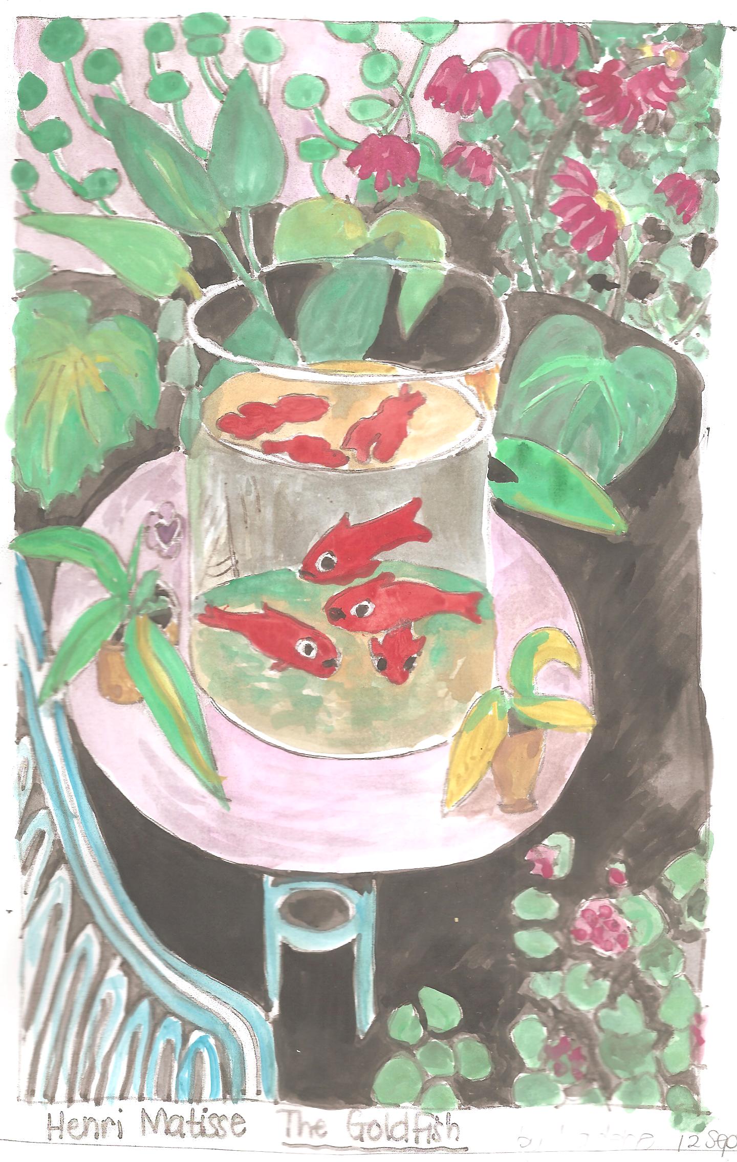Matisse S Goldfish Practical Pages