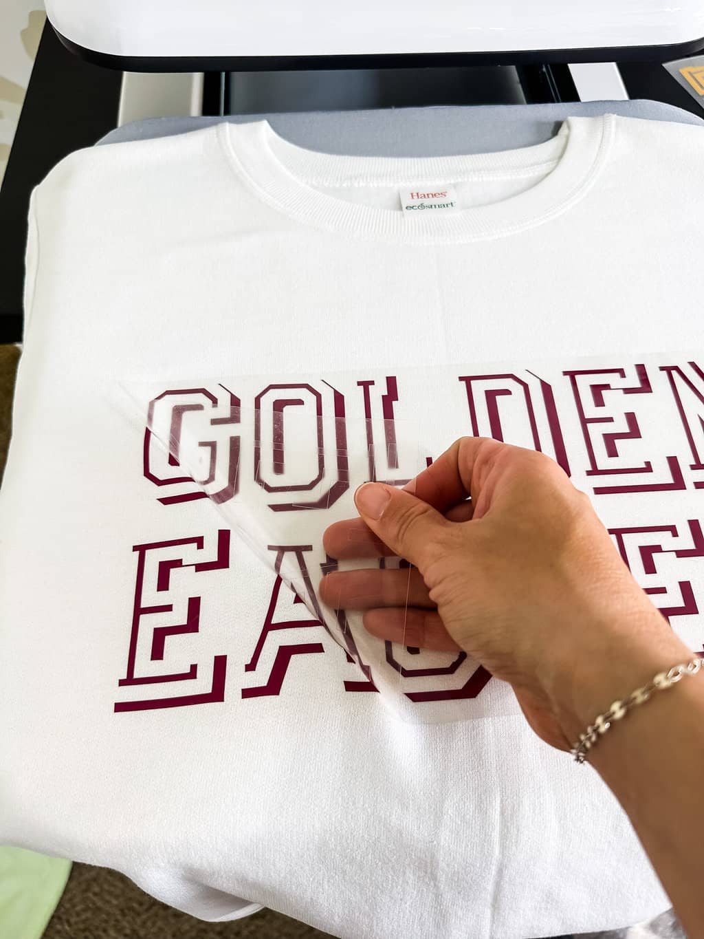 How to Apply Heat Transfer Vinyl to a TShirt with an Automatic Heat