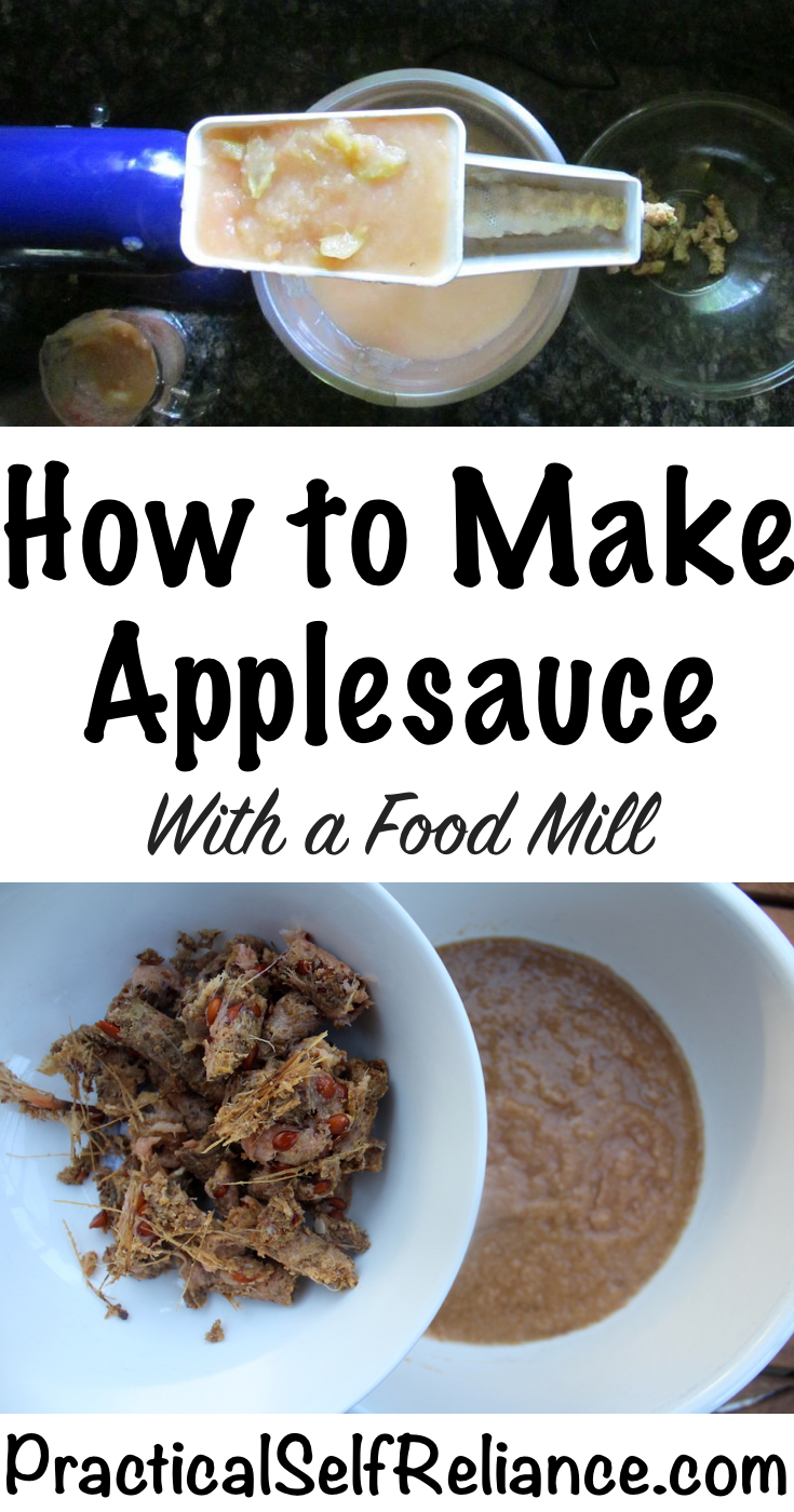 How to Make Applesauce with a Food Mill — Practical Self Reliance
