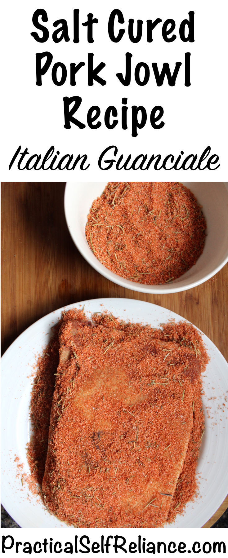 Salt Cured Pork Jowl Guanciale