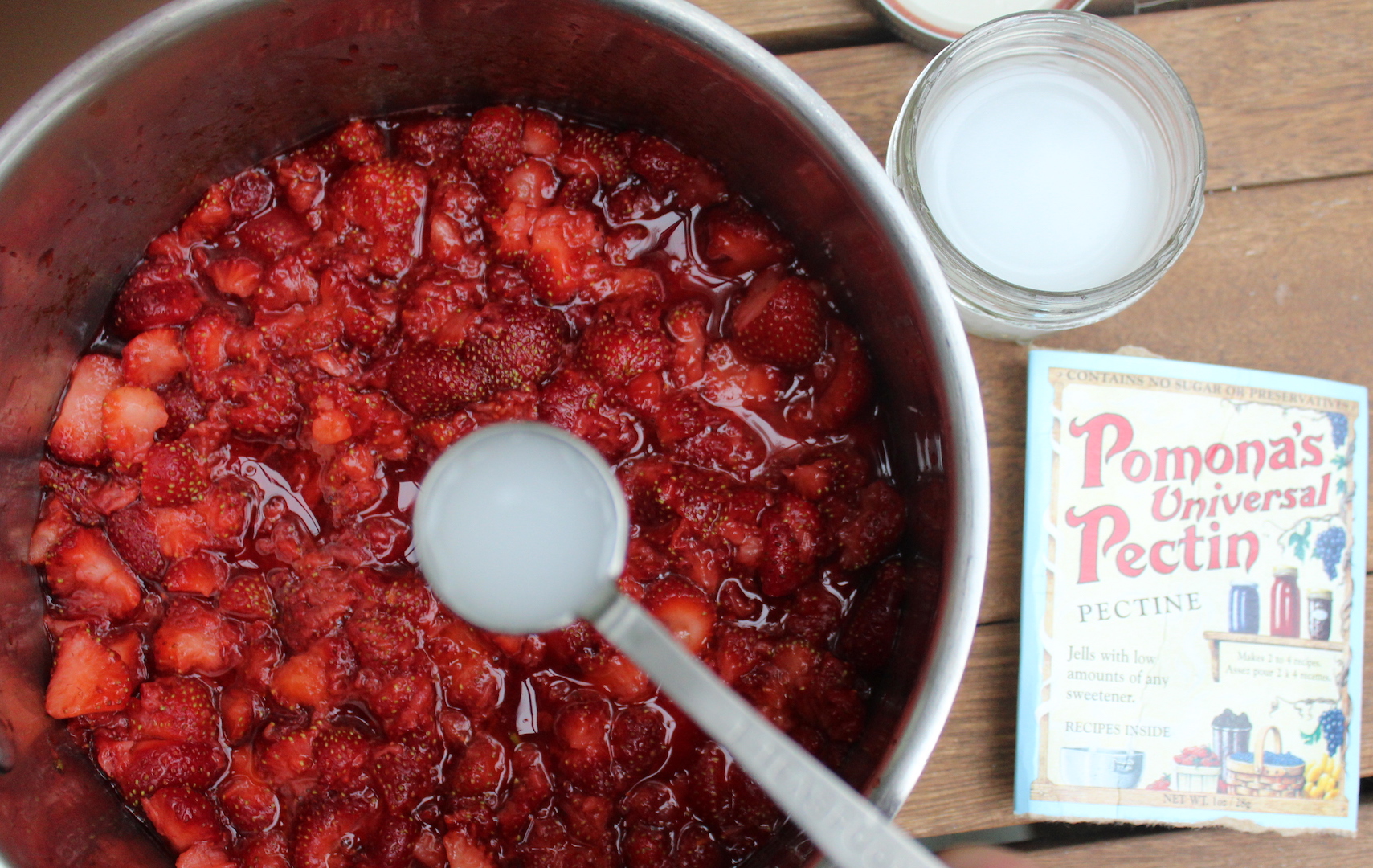 Low Sugar Strawberry Jam
