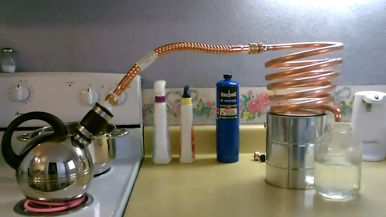 DIY Video How to build a Simple Homemade Water Distiller that turns