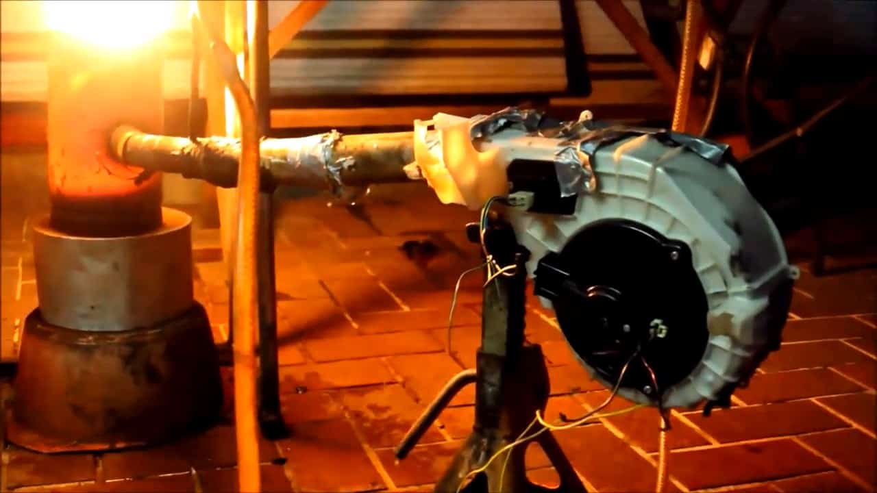 How to build a Backyard Waste Oil Burner Powered Water Heater to