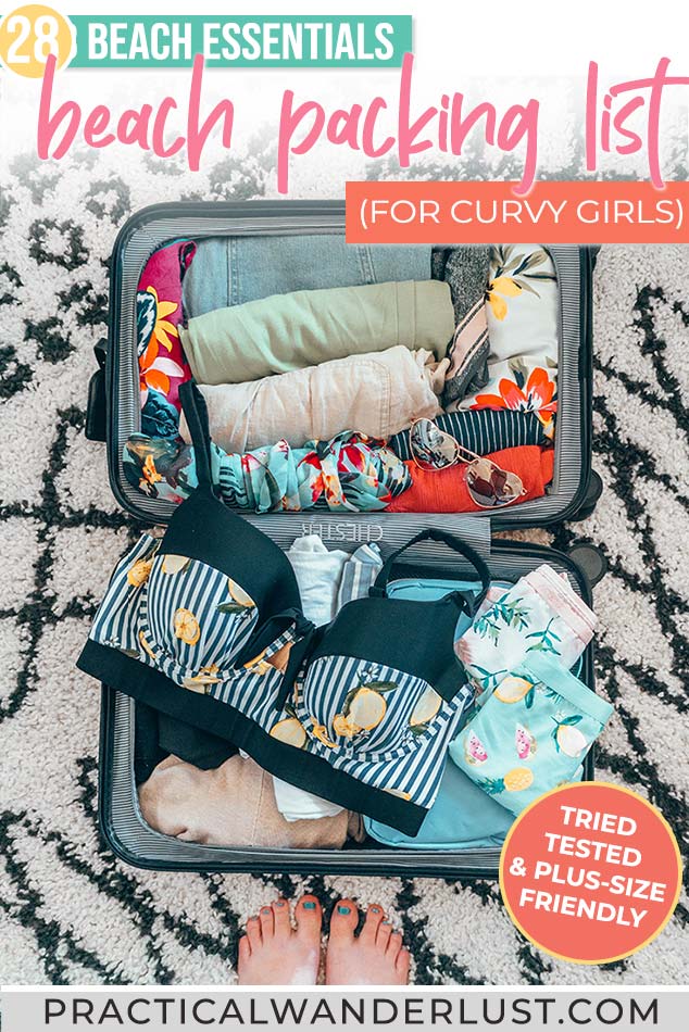 The Curvy Girl's Beach Vacation Packing List What to Pack for the Beach