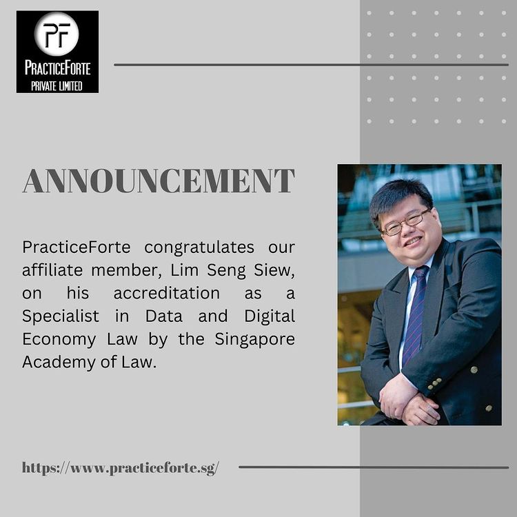 Congratulations Lim Seng Siew Accredited Specialist in Data and Digital