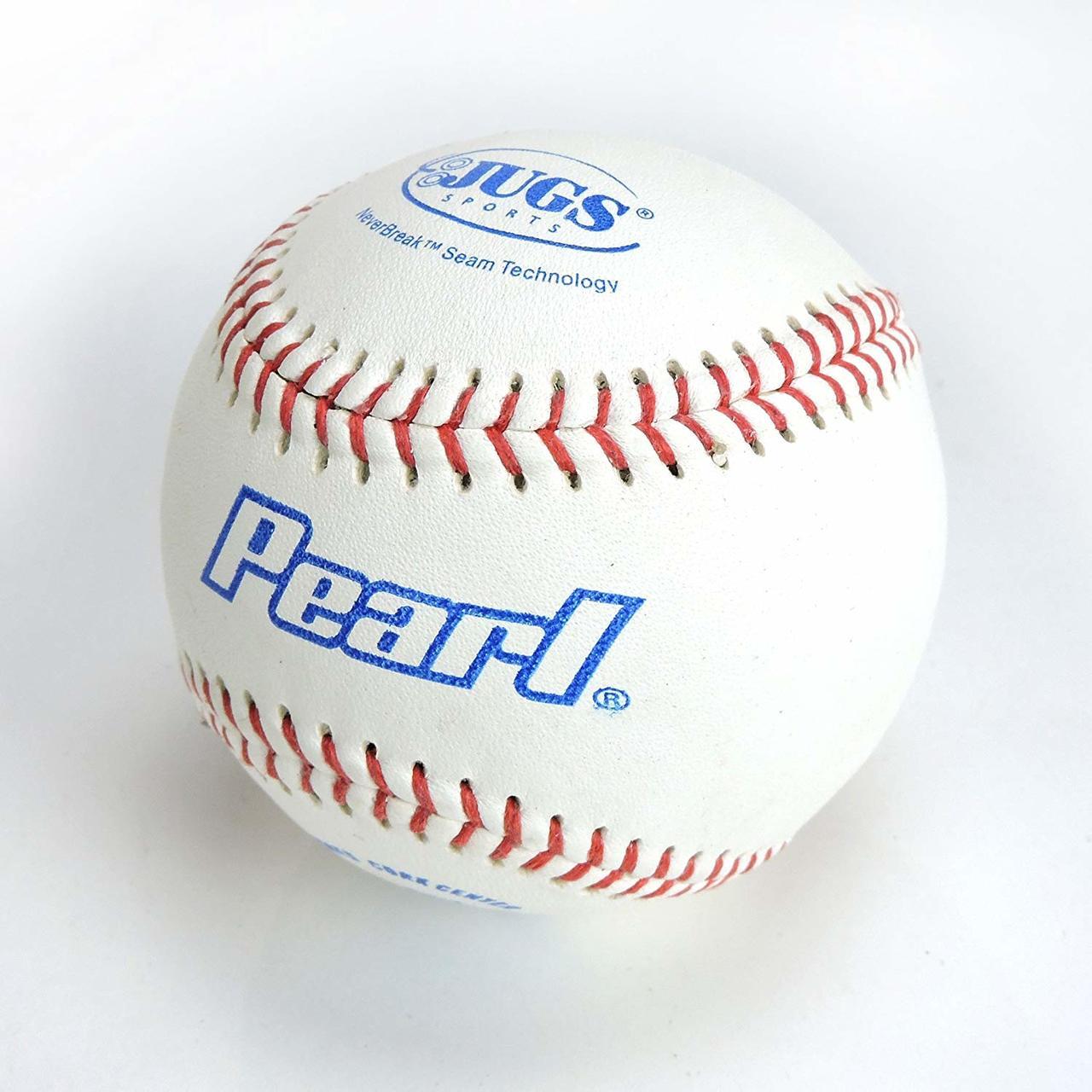 Jugs Pearl Leather Baseballs Practice Sports