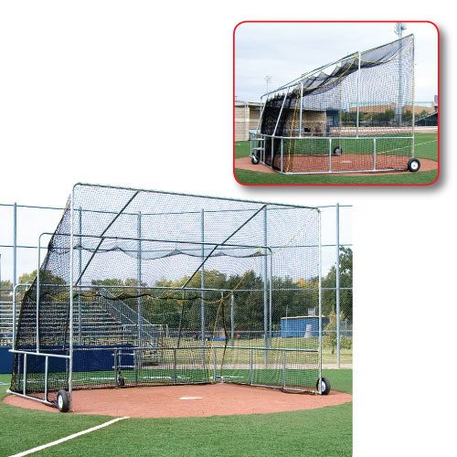 Portable Batting Cage Backstop Replacement Netting Practice Sports
