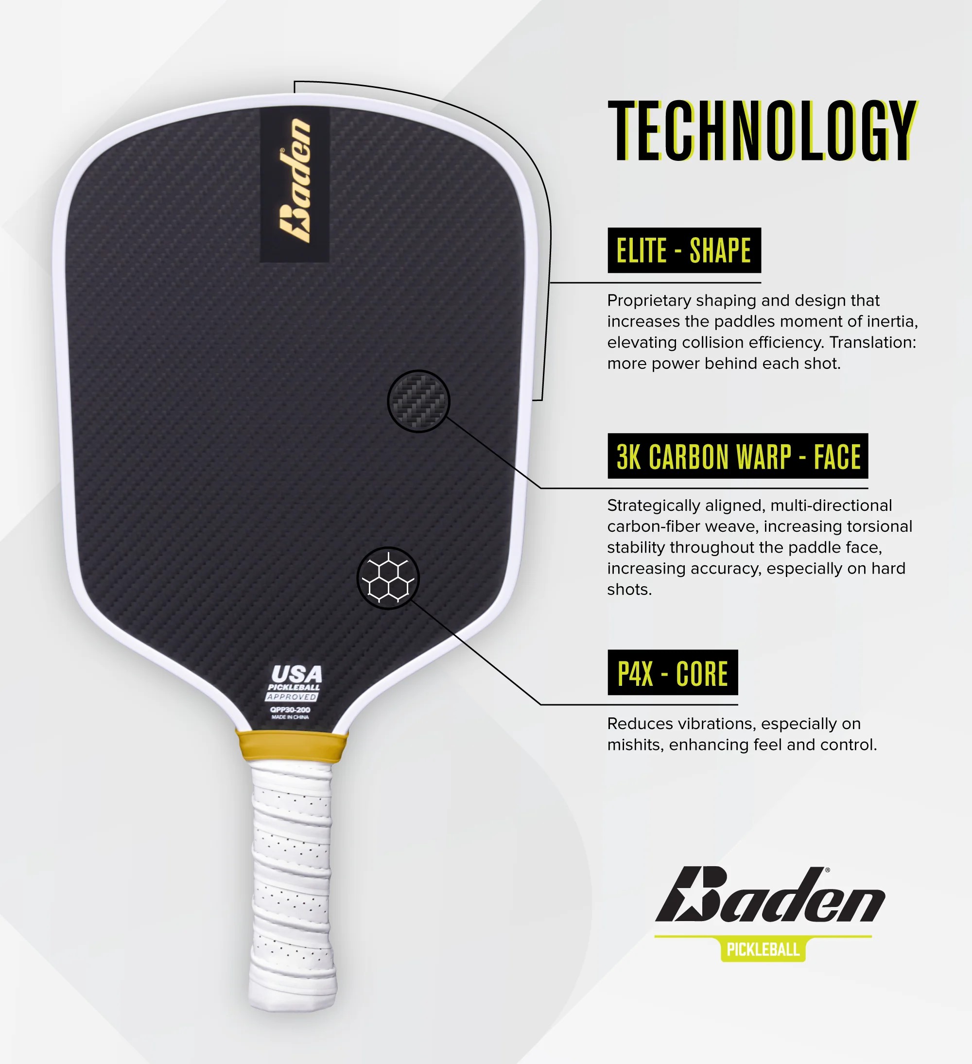 Perfection 3K Pickleball Paddle Practice Sports