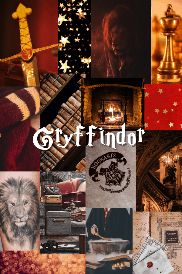 Gryffindor Aesthetic Harry Potter Collage Wallpaper 53+ ideas wall