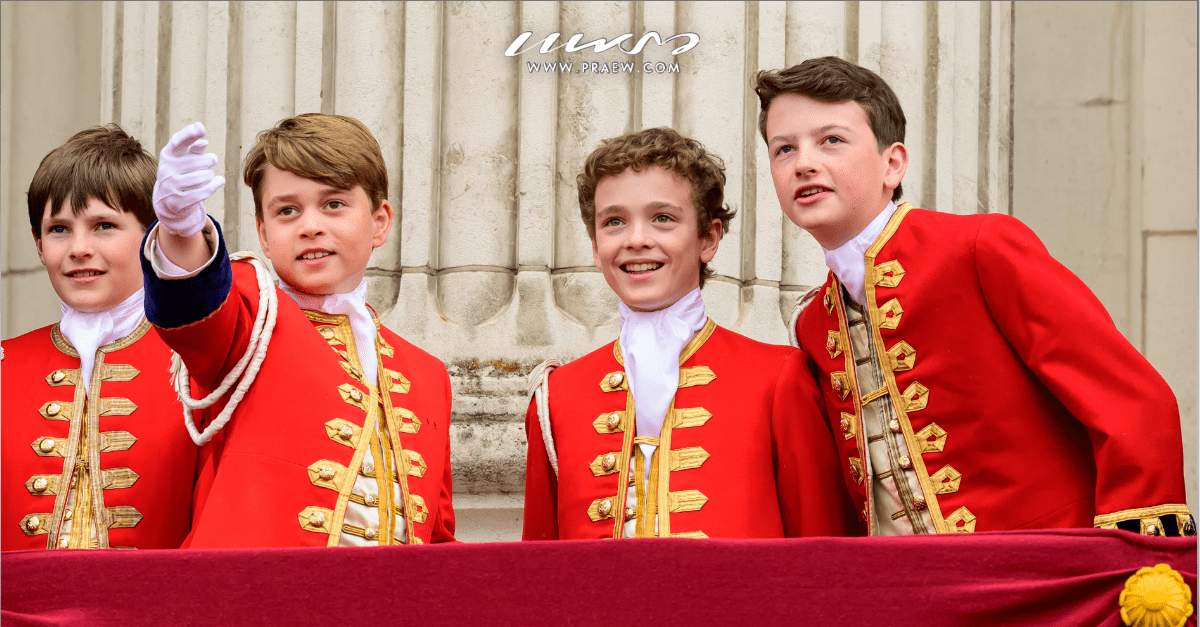 รู้จัก "Page of Honour" เด็กชายถือฉลองพระองค์เสื้อคลุมในพระราชพิธีบรม