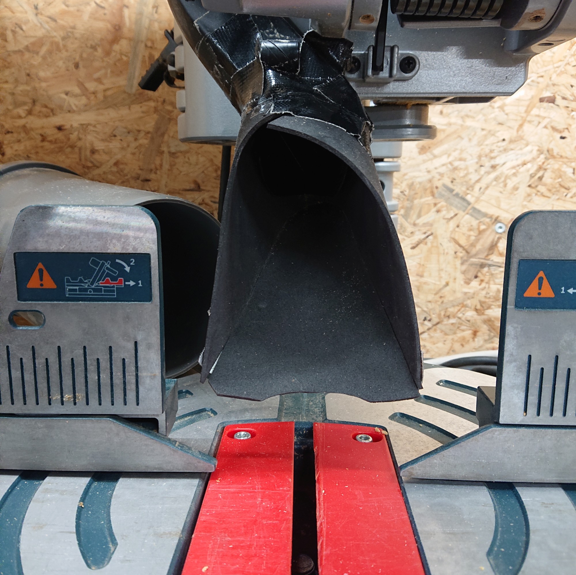 Bosch GCM 12 GDL/SD dust extraction – upgrade, part 1 – Pragmatic Workshop