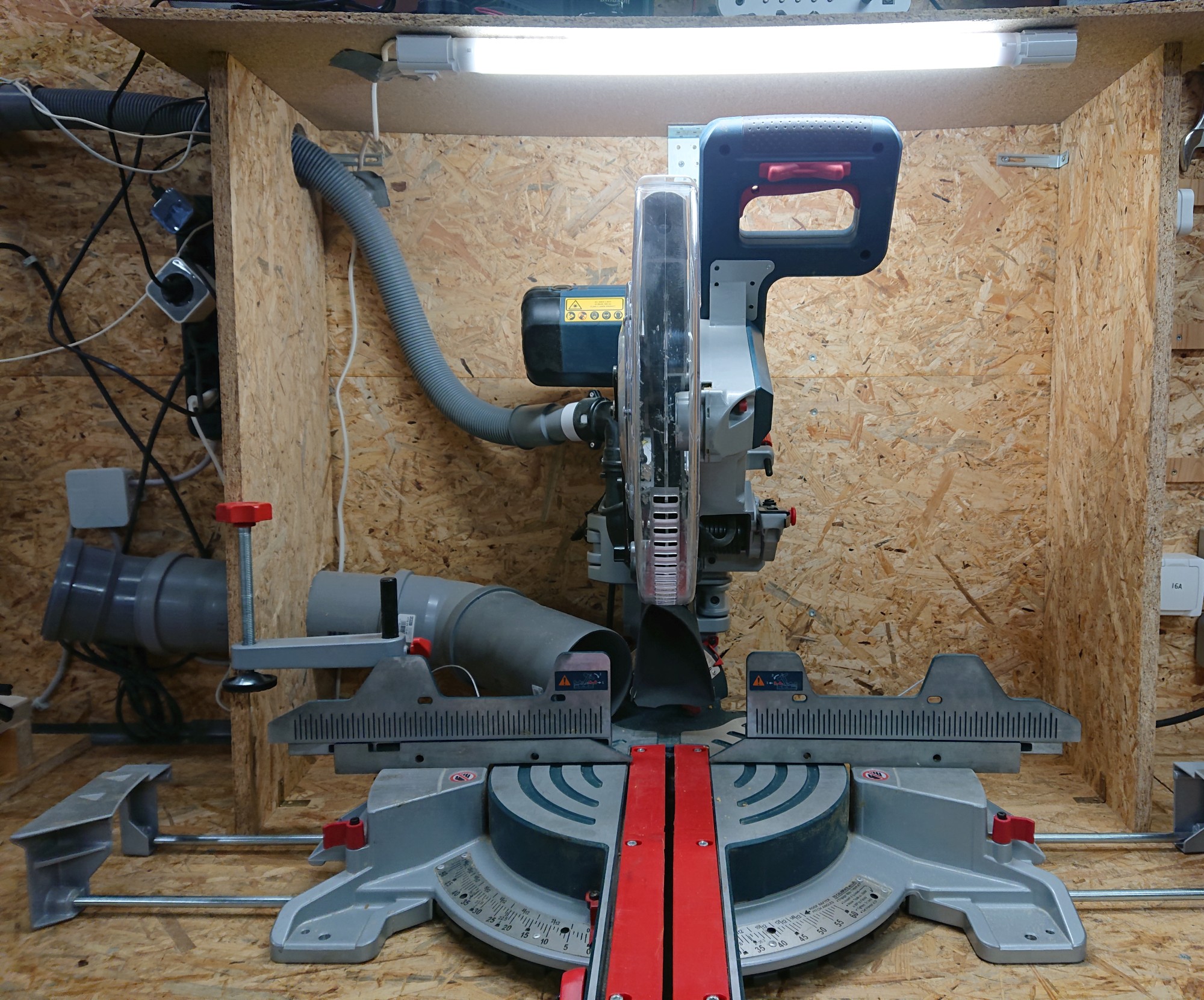 Bosch GCM 12 GDL/SD dust extraction – upgrade, part 1 – Pragmatic Workshop