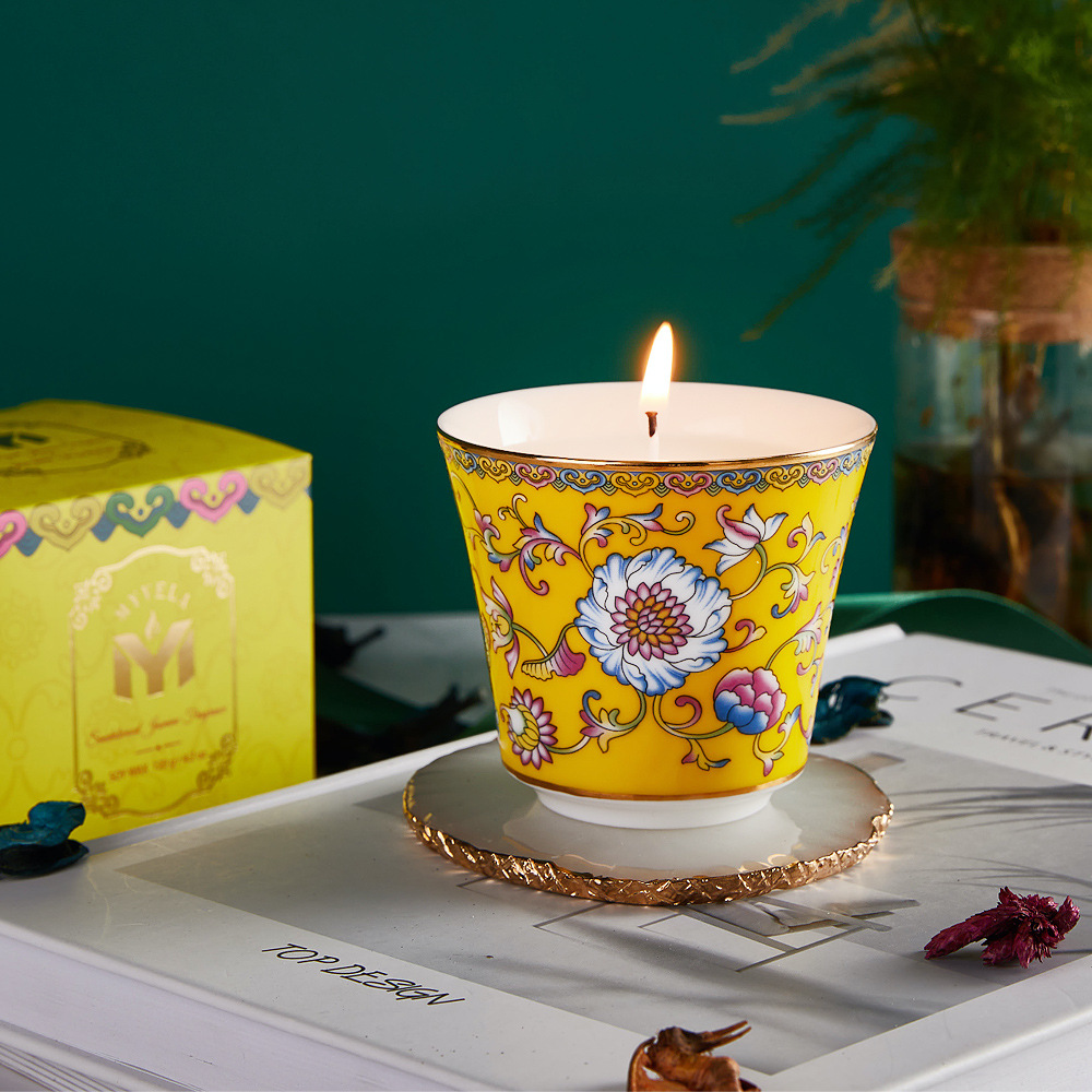 Sandalwood & Jasmine Scented Candles 4.2 Oz Pragmism