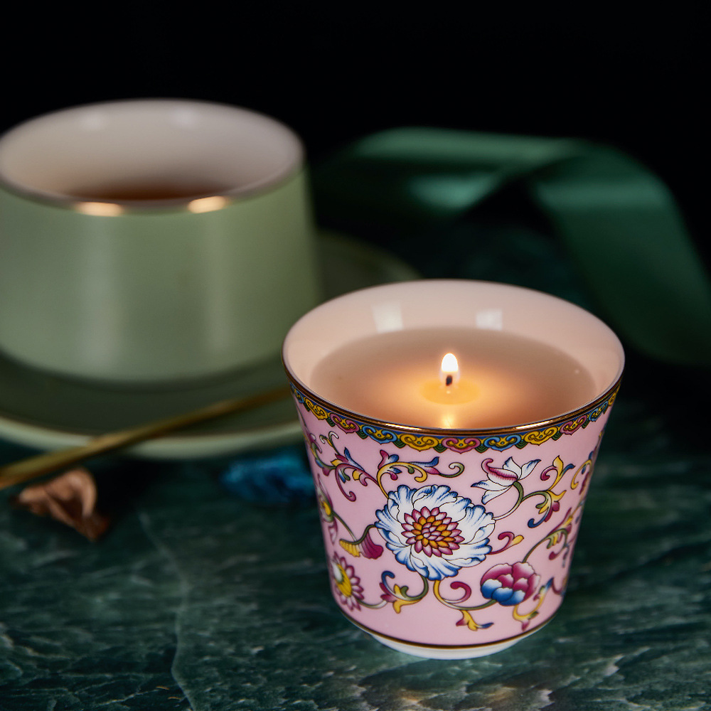 Elegant White Ceramic Candle Jars Pragmism