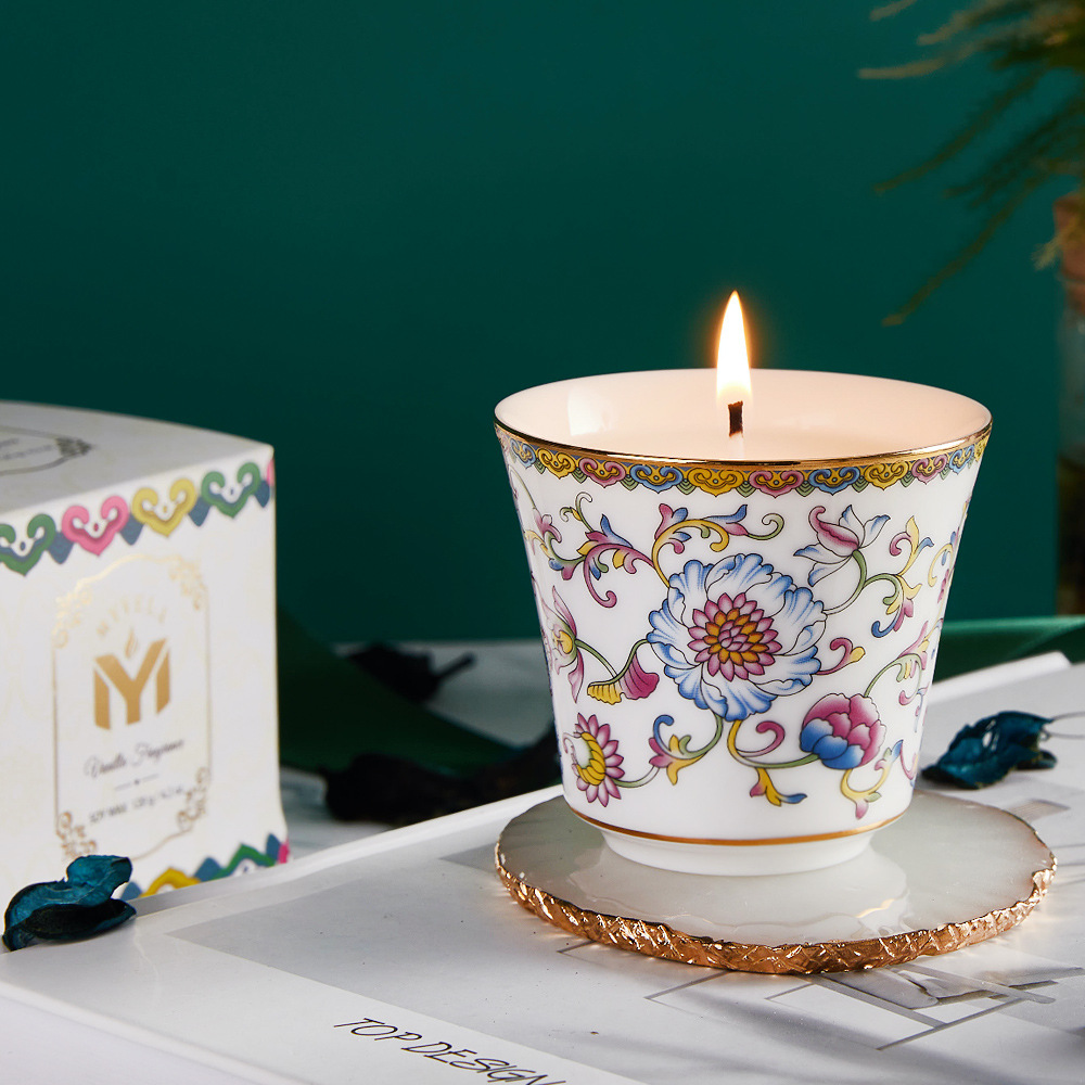 Elegant White Ceramic Candle Jars Pragmism