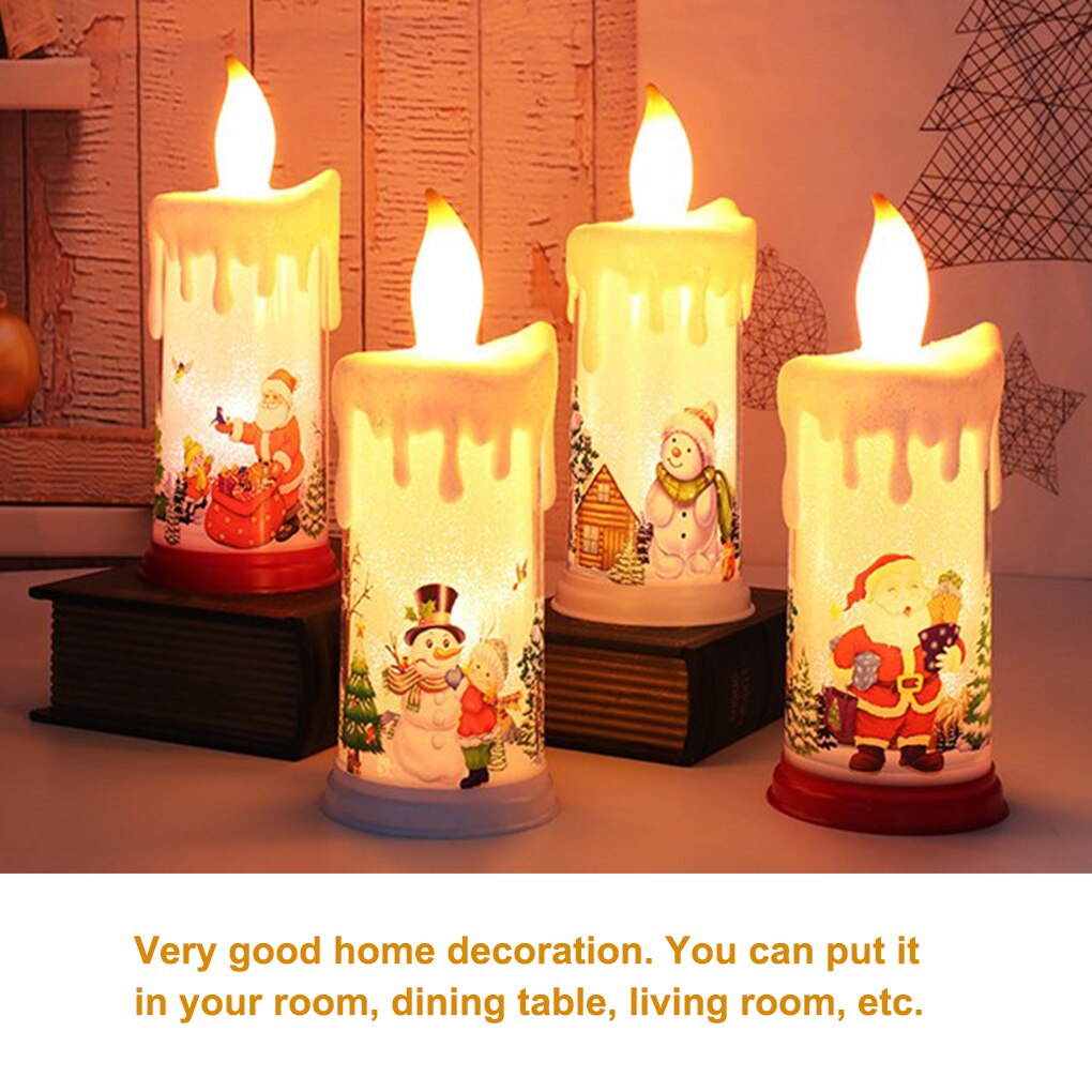 Stunning Christmas LED Candles Decorations Pragmism