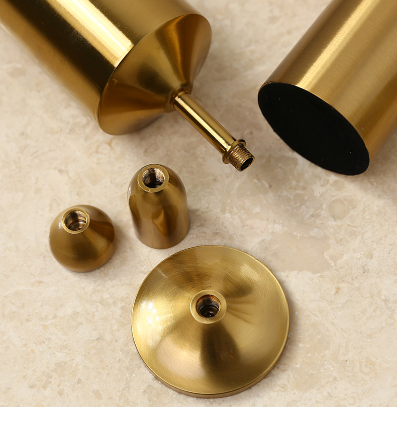 Buy Vintage Gold Pillar Candle Holders Pragmism