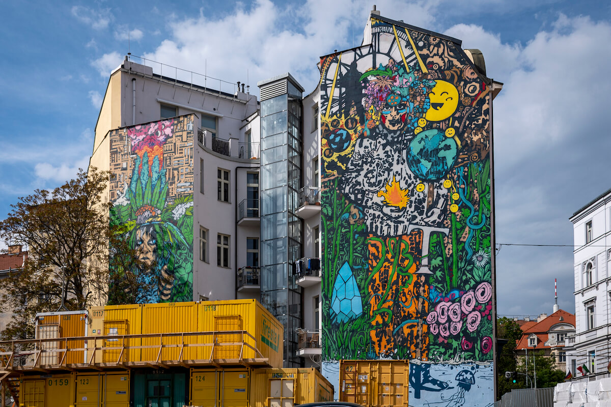 Street Art in Prague 2024 Guide of the best murals and graffiti art