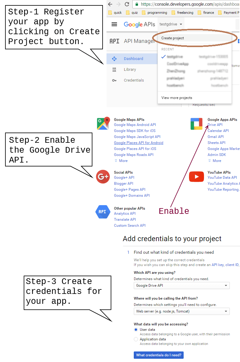 How to create a Google Drive App in Flask Prahlad Yeri