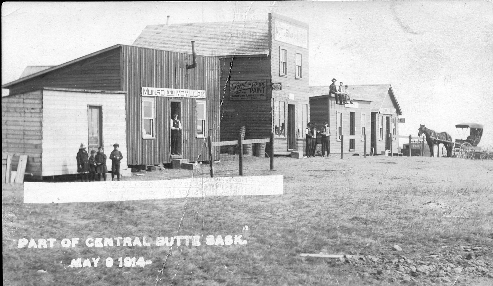 Historical photos photographs of Central Butte Saskatchewan