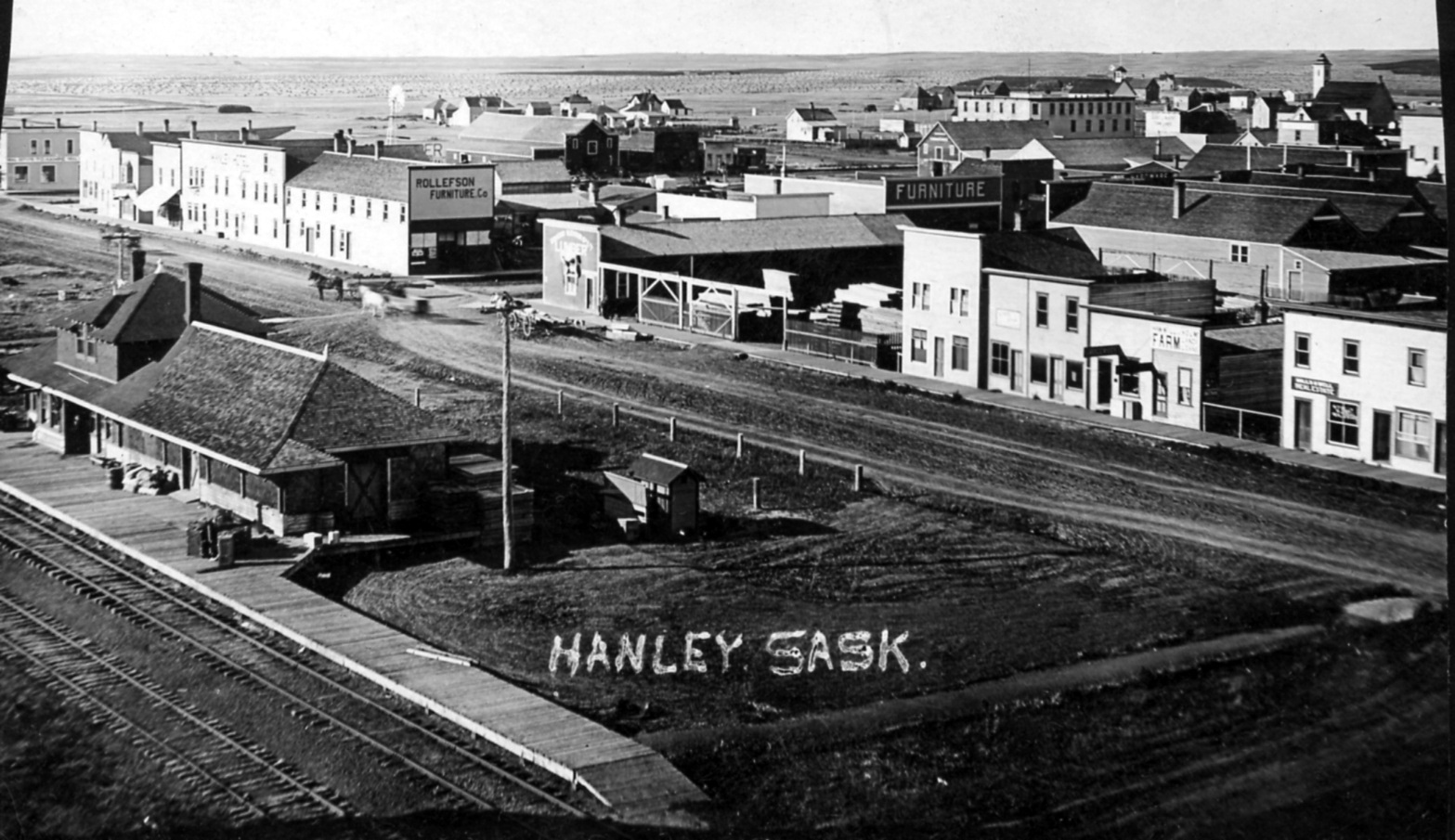 Historical photos photographs of Hanley Saskatchewan