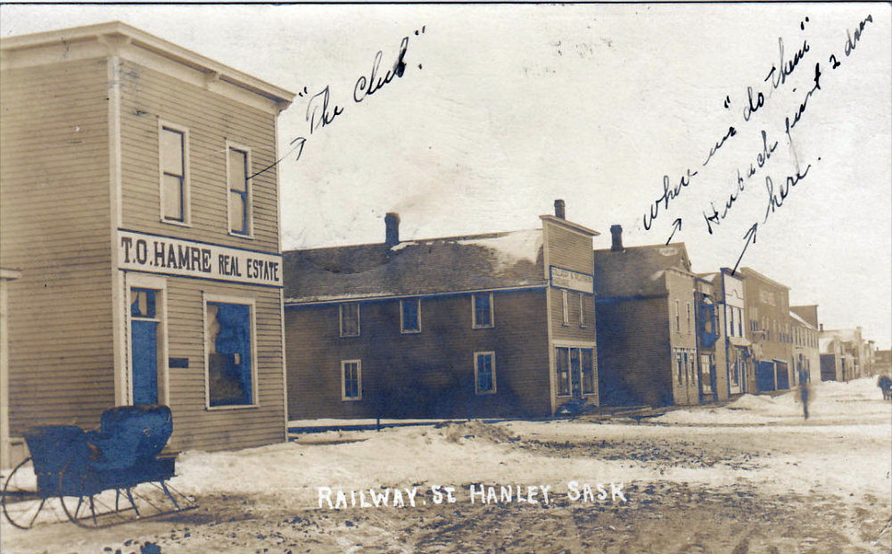 Historical photos photographs of Hanley Saskatchewan