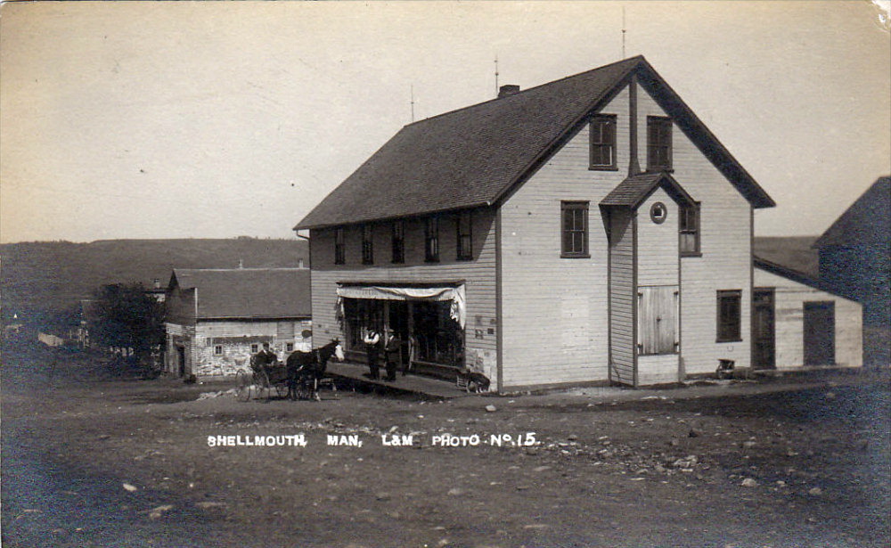 Historical photos photographs of Shellmouth Manitoba
