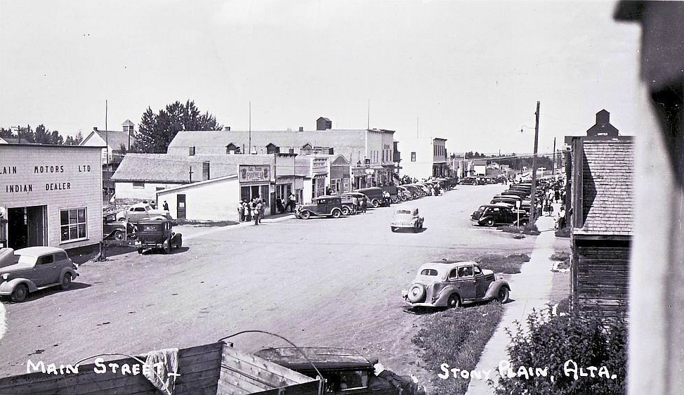 Historical photos photographs of Stony Plain Alberta