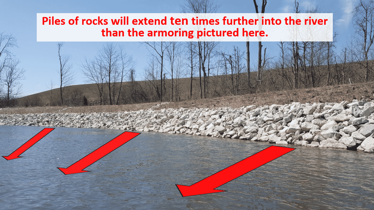 Dynegy proposes burying an eroding river bank in rock Prairie Rivers
