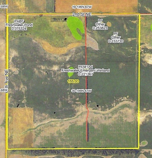 155 Ac Carrington Farm Land For Sale