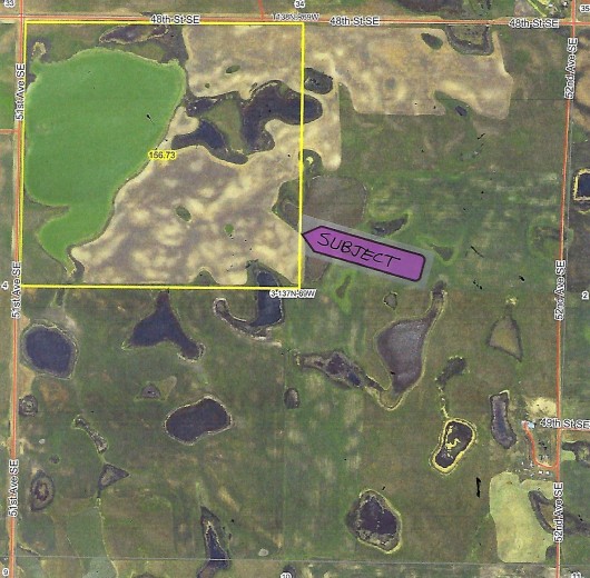 157 Ac Stutsman Crop Land & Private Lake For Sale