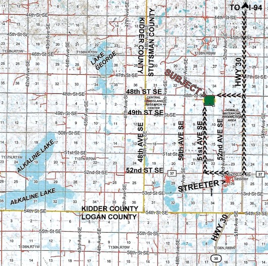 157 Ac Stutsman Crop Land & Private Lake For Sale