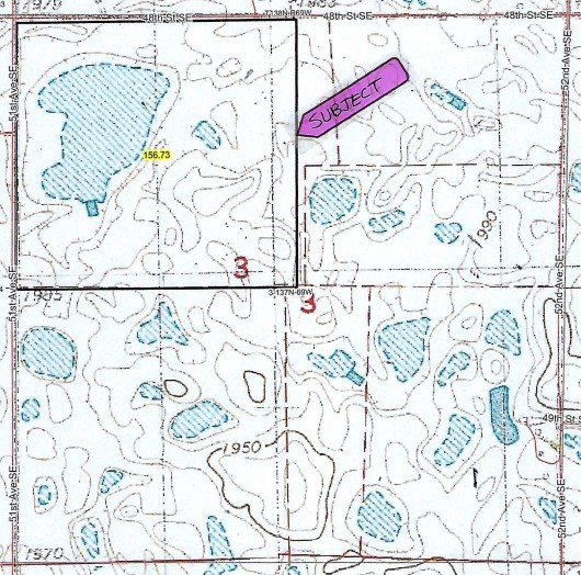 157 Ac Stutsman Crop Land & Private Lake For Sale