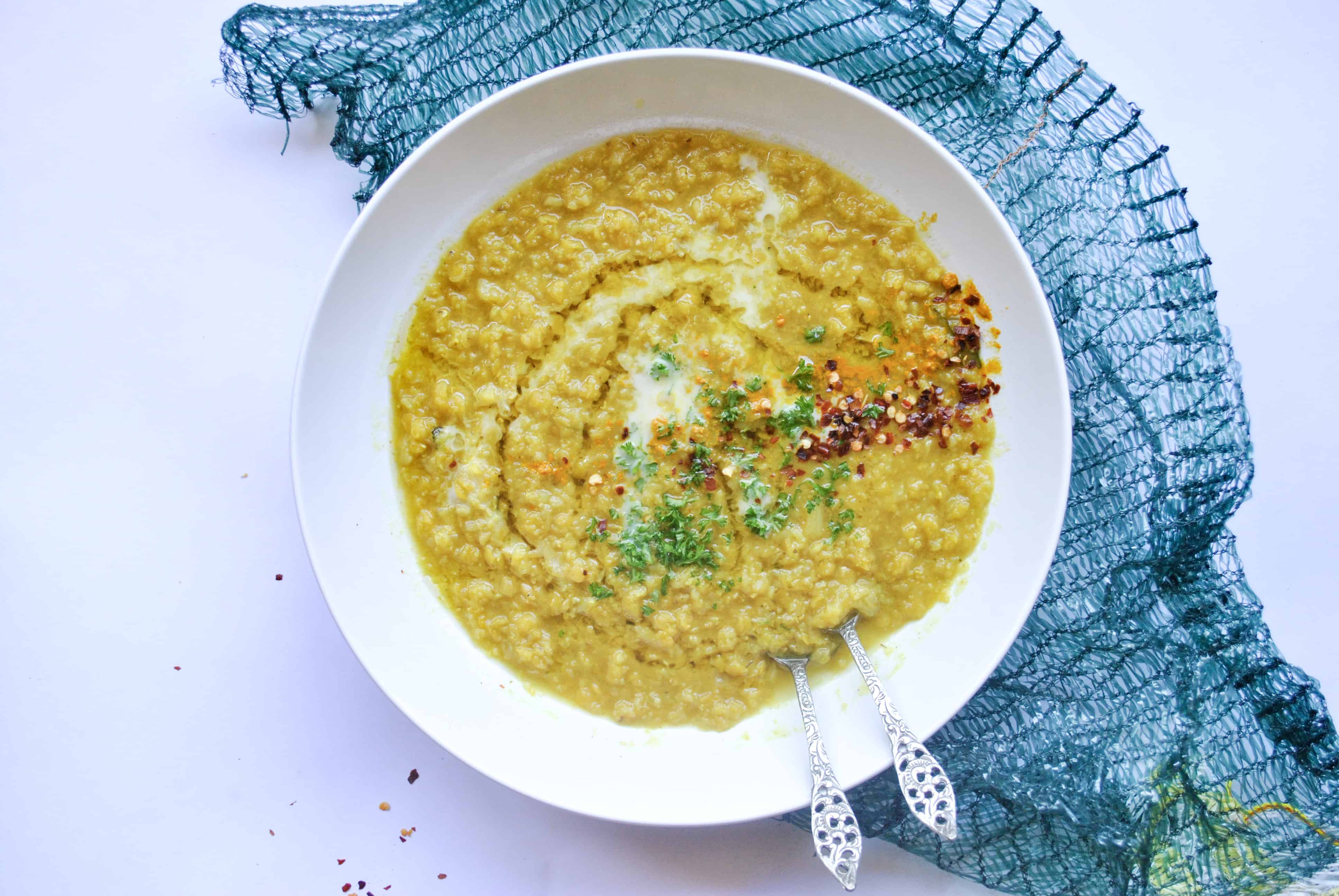 Gut Healing Turmeric Roasted Cauliflower Soup (Gluten & Dairy Free