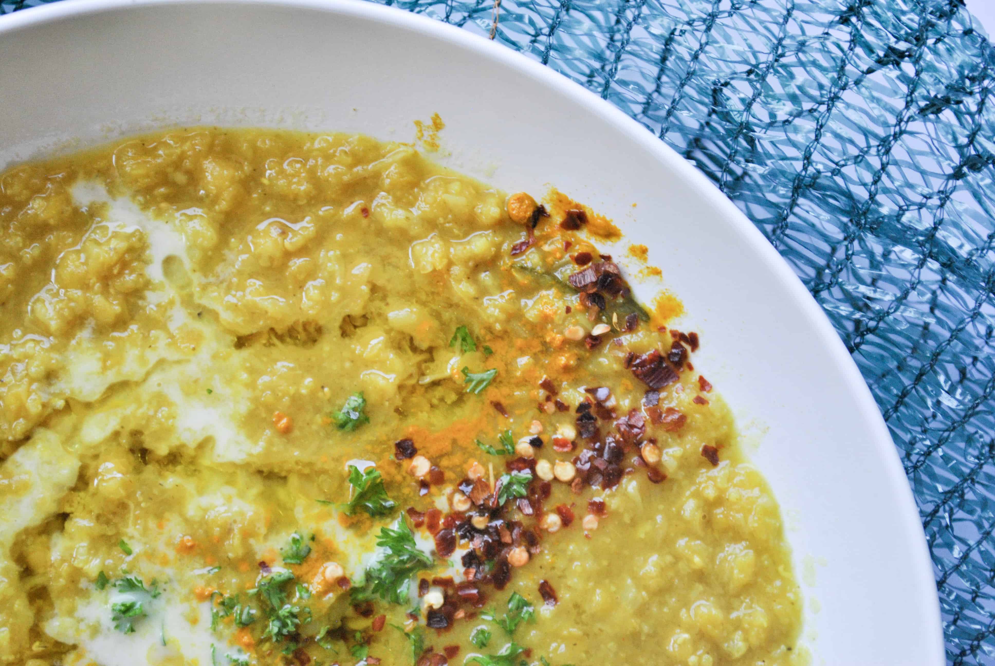 Gut Healing Turmeric Roasted Cauliflower Soup (Gluten & Dairy Free