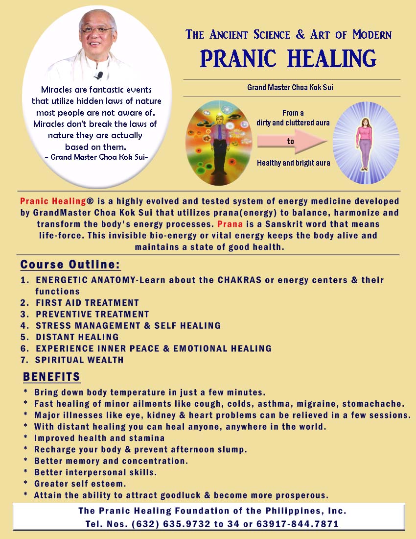 Basic Pranic Healing Pranic Healing Foundation of the Philippines log