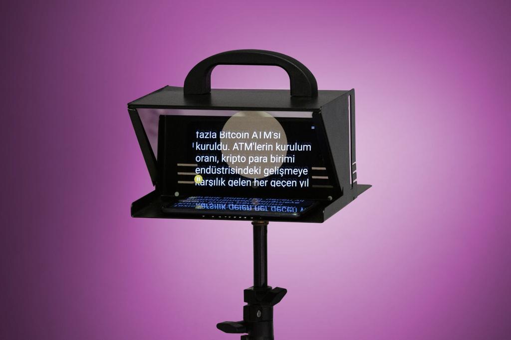 Teleprompter Siyah Pratic Teleprompter Pratic Prompter