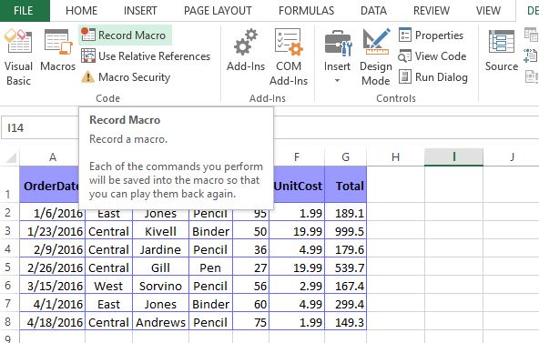 Excel VBA Reference