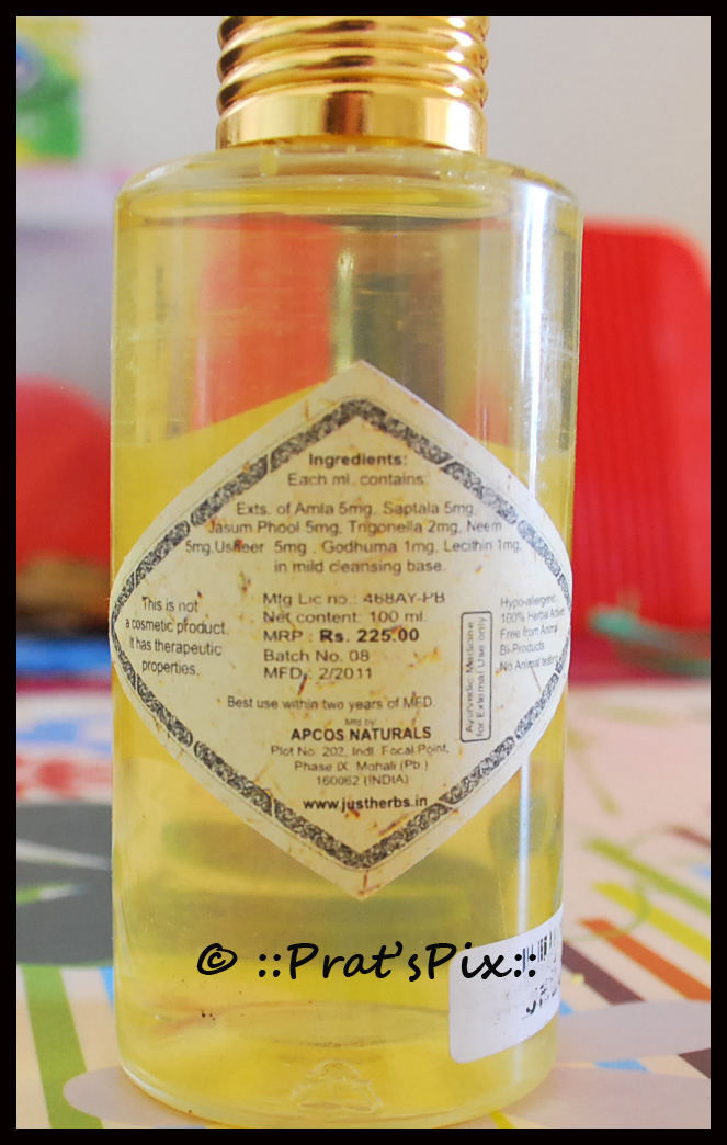 Dandruff Control Ayurvedic Soya Protein Shampoo by Just Herbs