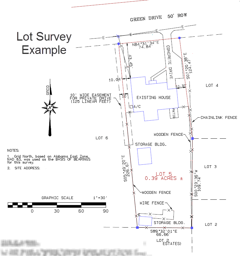 Lot Survey Land Surveyors Montgomery Land Surveying Prattville