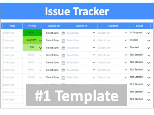 AI Powered Issue Tracker Template – Project Management Software
