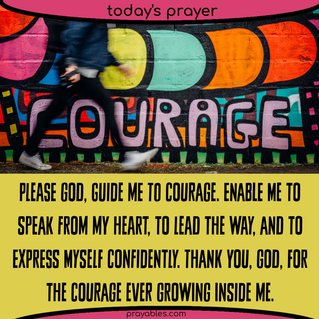 Prayer for Courage Prayables